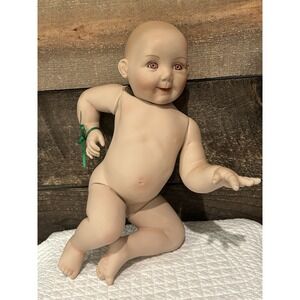 Vintage Titus Tomescu Ashton Drake Baby Doll Porcelain Pink Eyes